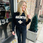 Saints Chenille Sweatshirt- Black