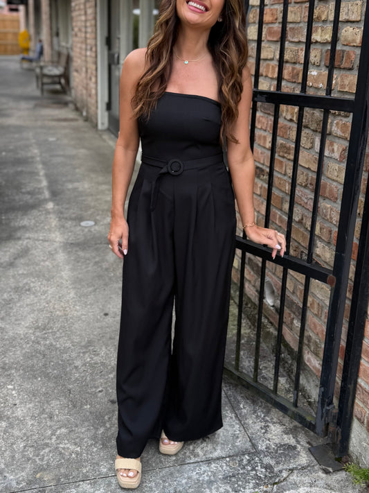 Royale Tube Jumpsuit- Black