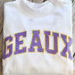 Geaux Varsity Sweatshirt- White
