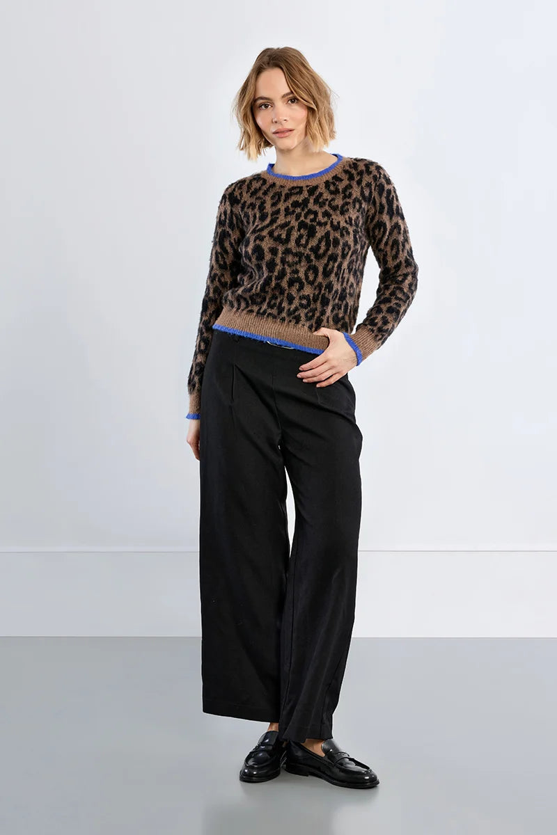Lenny Leopard Sweater