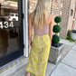 Lara Faux Wrap Skirt- Green