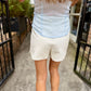 Take Care Skort- White Croc
