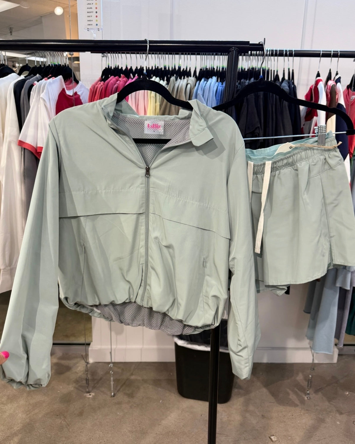 Johnson Windbreaker- Earthy Mint