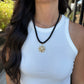 Cord Necklace- Black/Star