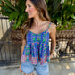 Emily Tank Top- Blue