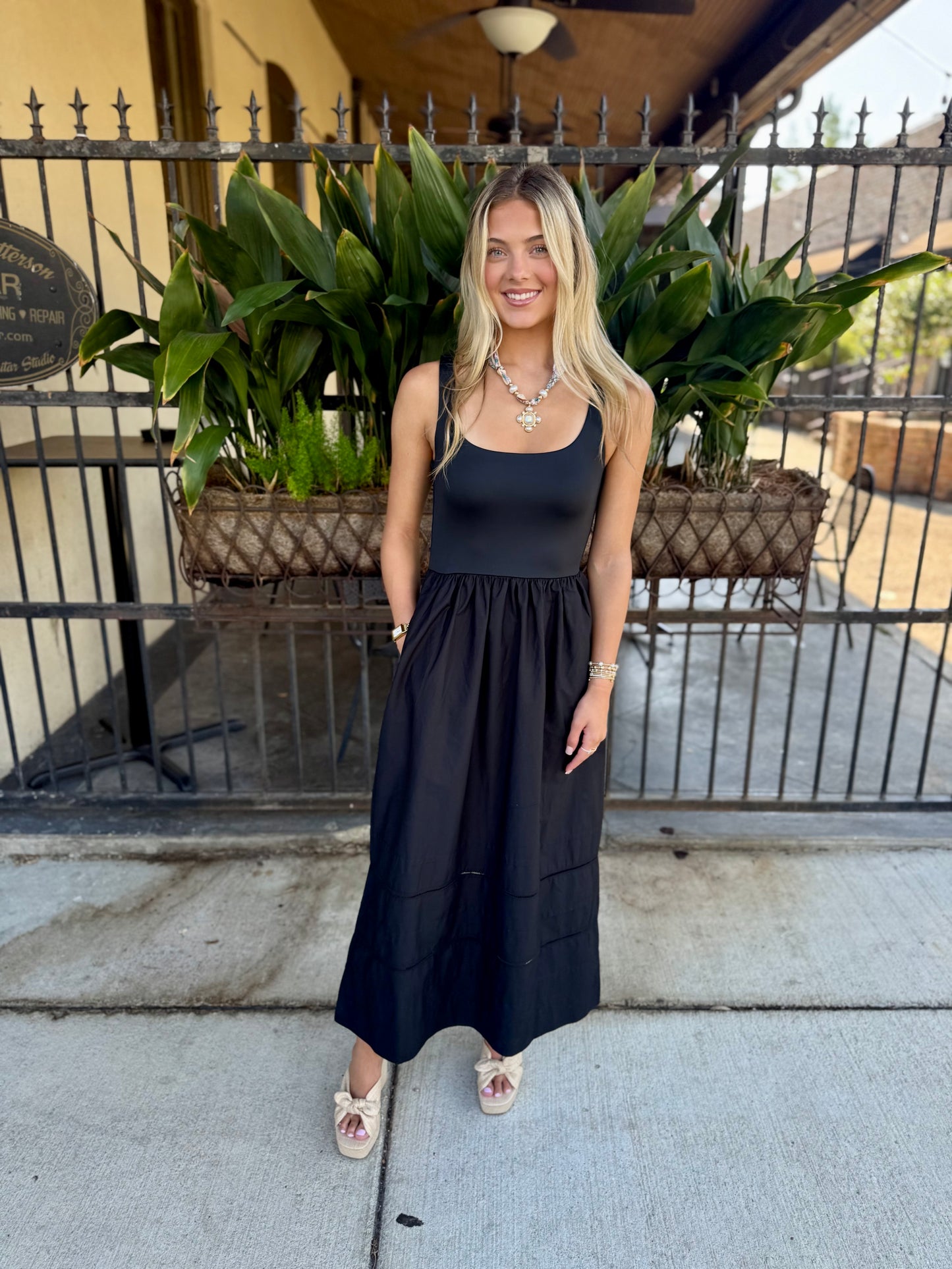 Z Supply Johanna Maxi Dress- Black