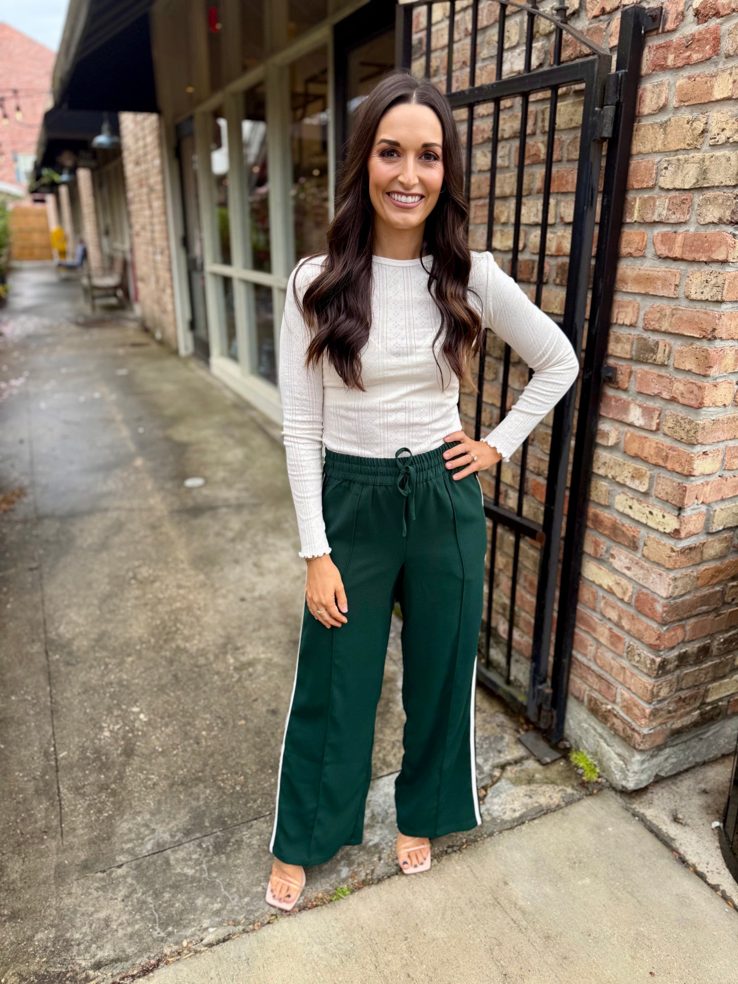 Z Supply Saunder Track Pant- Green