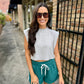 Chill Girl Top- Heather Grey