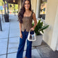 Paige Clear Bag- Ivory