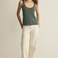 Z Supply Perch Sweater Tank- Everglade
