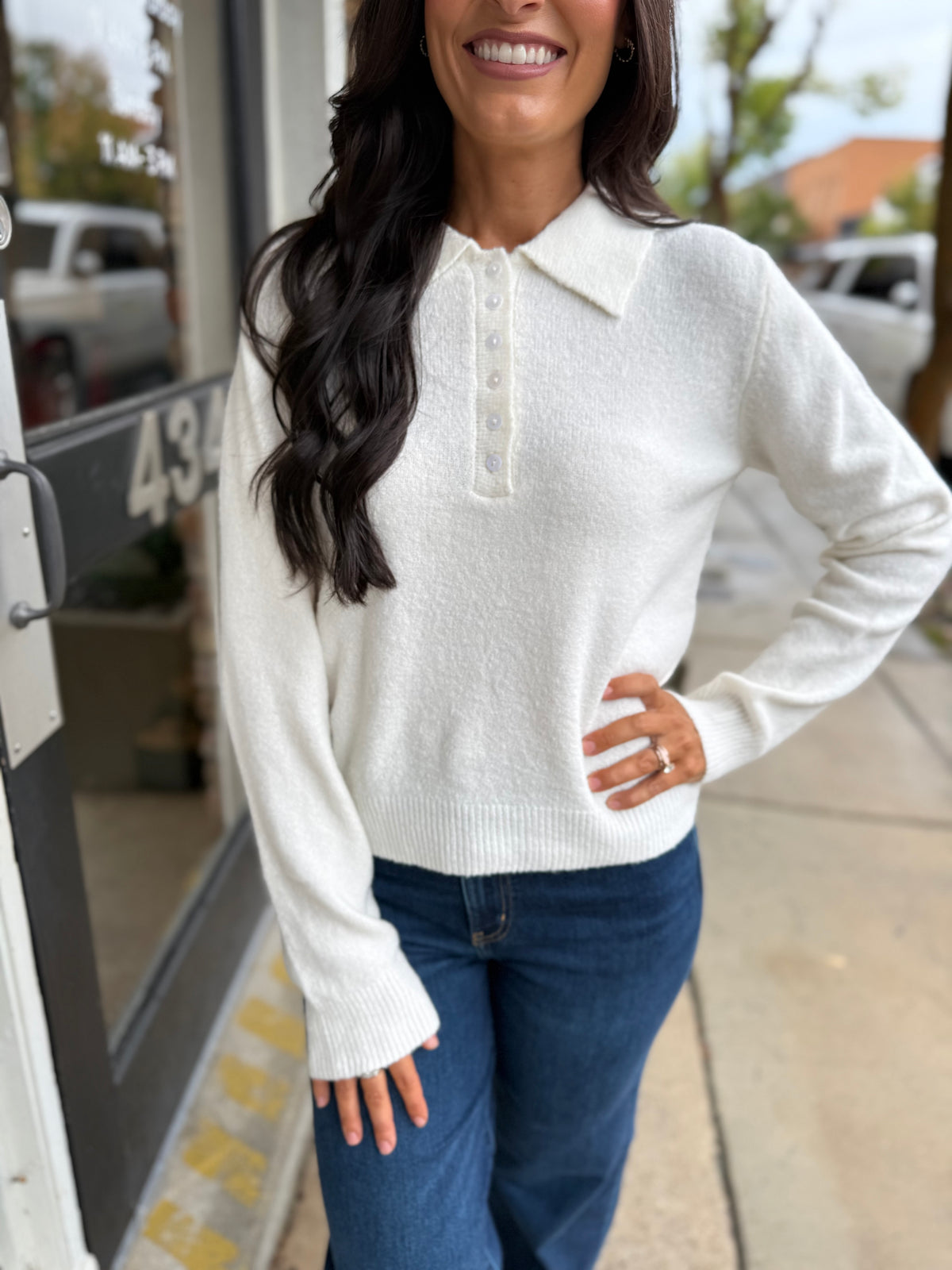 Tassie Sweater- Cream