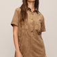 Z Supply Leone Suede Mini Dress