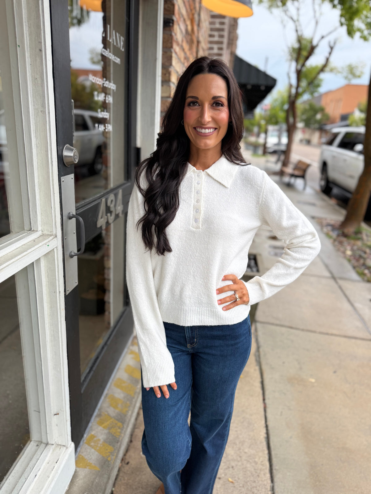 Tassie Sweater- Cream