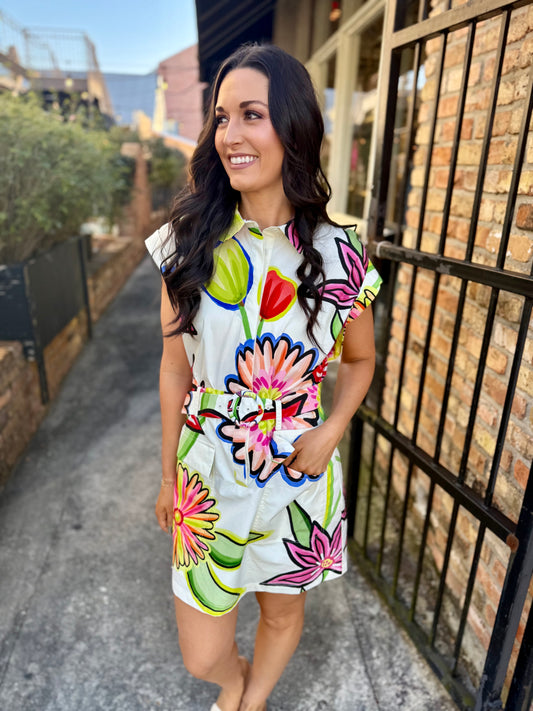 Arianna Collared Mini Dress