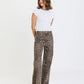 Far Out High Rise Wide Leg- Cool Cat