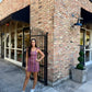 Multi Check Strap Mini Dress- Multi