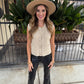 Gracie Sweater Vest- Ecru