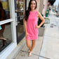 Peter Sleeveless Pocket Dress- Taffy Pink