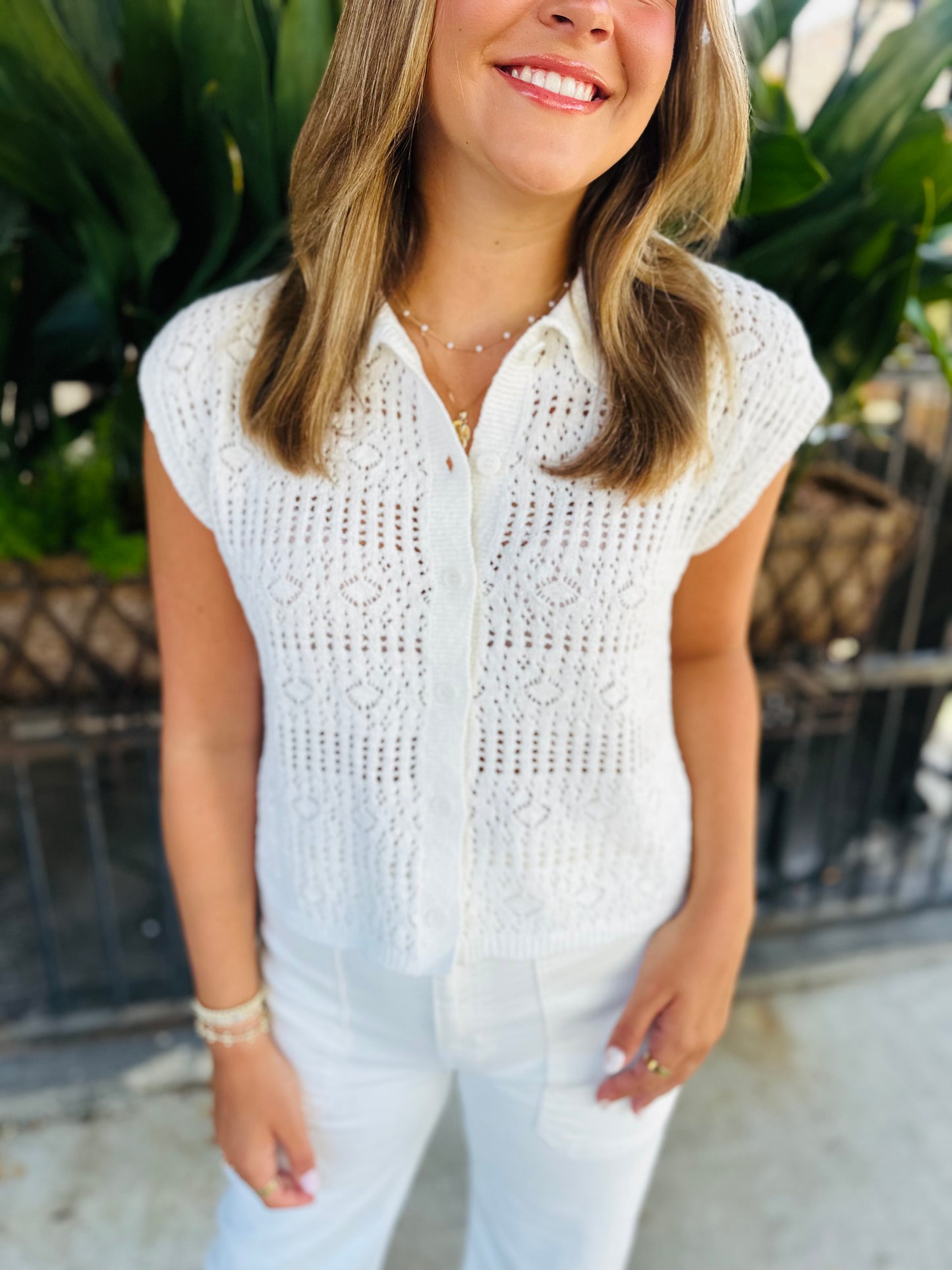 Z Supply Kinsley Sweater Top- White