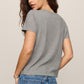 Z Supply Junie Slub Tee- Classic H Grey