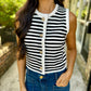 Manon Stripe Sweater Vest