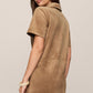 Z Supply Leone Suede Mini Dress