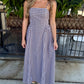 Kalley Maxi Dress- Brown