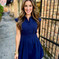 Dyanne Dress- Midnight Blue