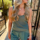 Z Supply Perch Sweater Tank- Everglade