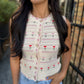 Lucrezia Vest- Ecru