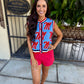 Saffron Muse Shorts- Red