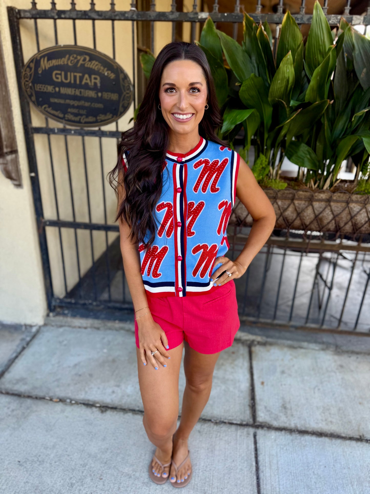 Saffron Muse Shorts- Red