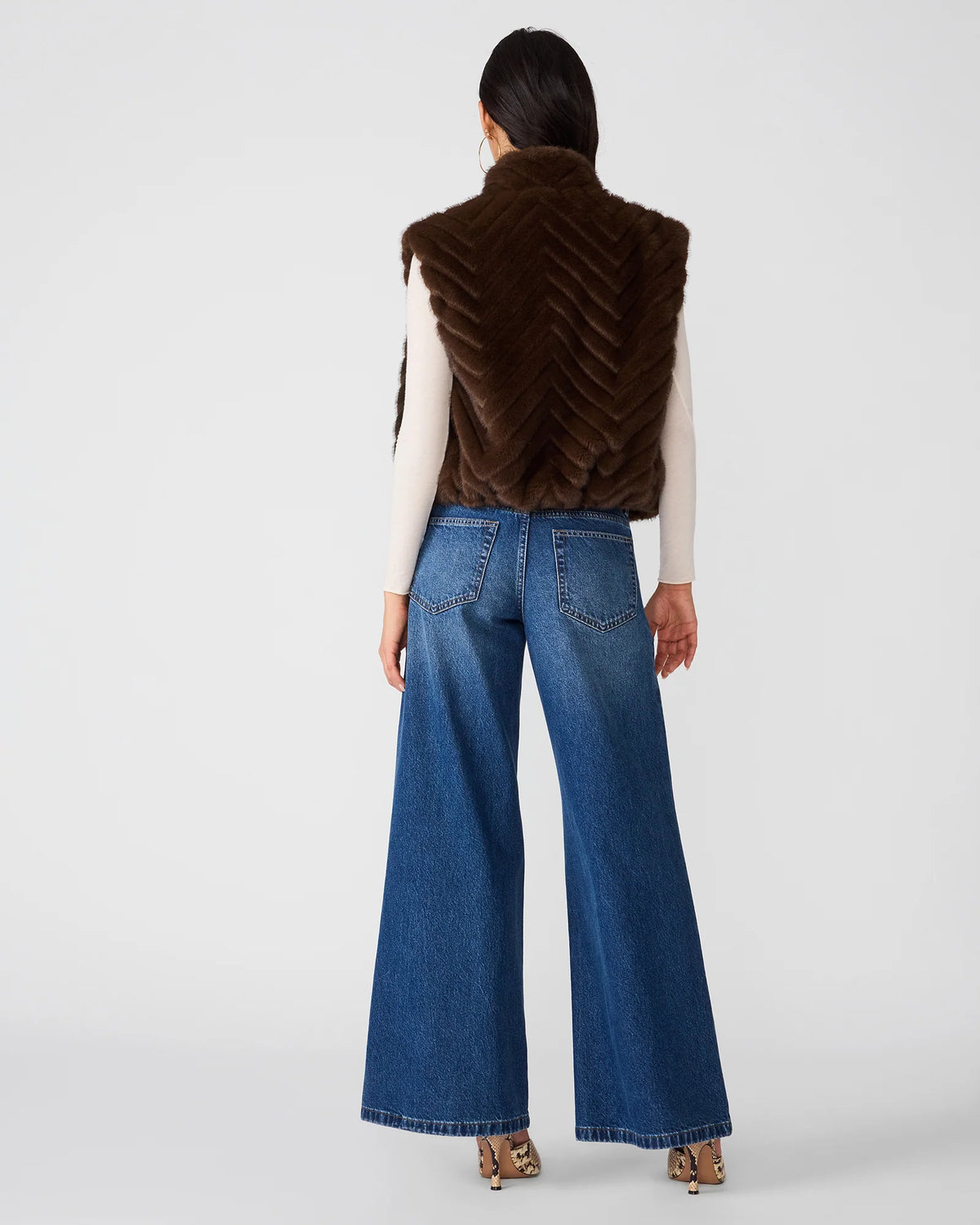Luxie Vest- Dk Espresso