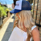 Hawks Trucker Hat- Navy/White