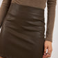 Fast Life Mini Skirt- Taupe