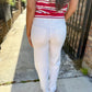Zuma Stripe Crew Tee- Red