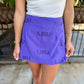 Queen LSU Tonal Rhinestone Skirt