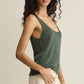 Z Supply Perch Sweater Tank- Everglade