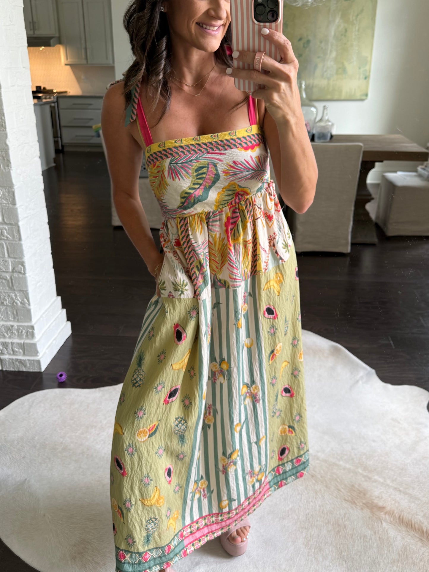 Patchwork Maxi Dress