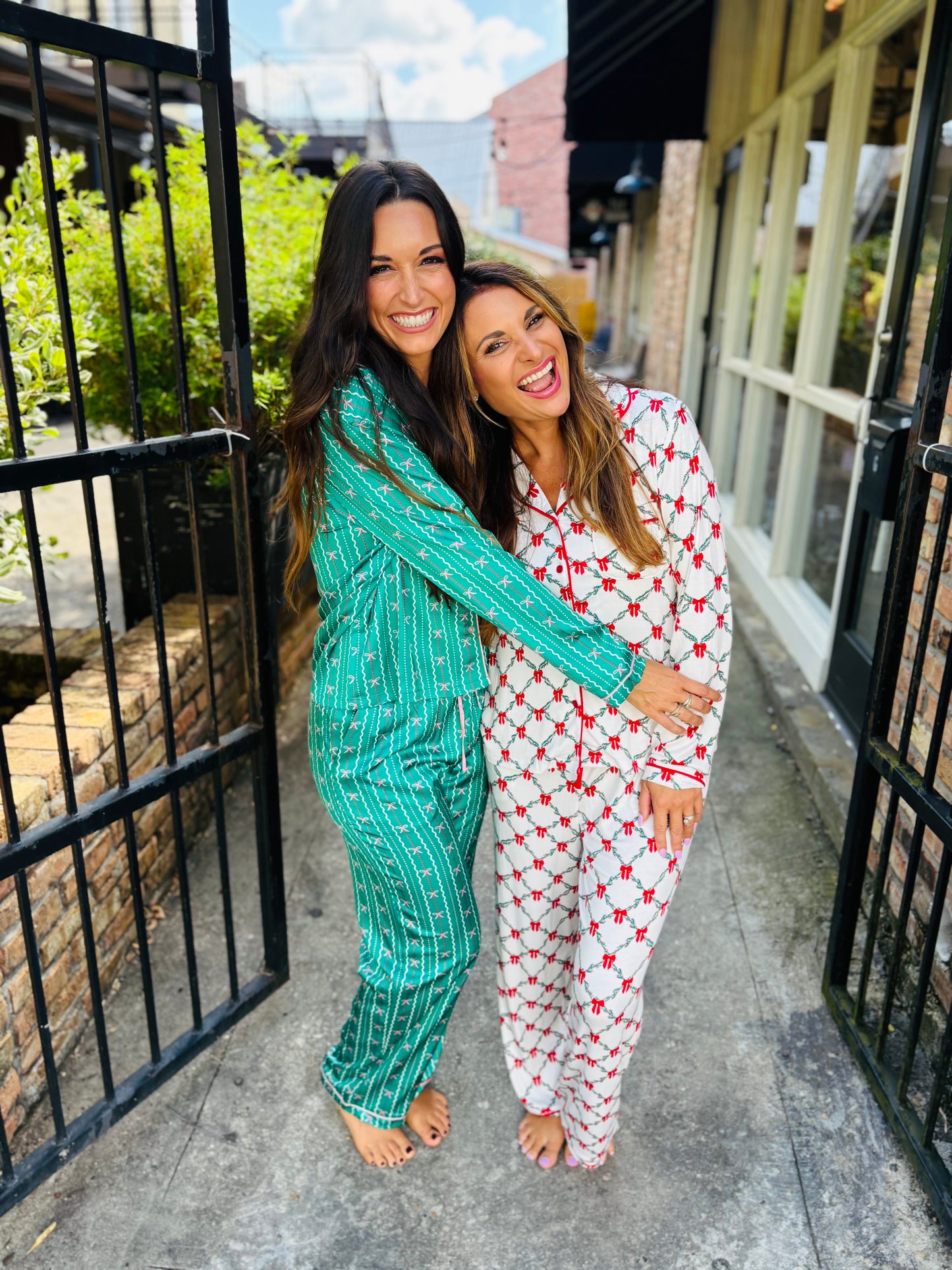 Charlotte Lattice Garland Pajamas