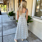 Santa Barbara Dress- Power Blue