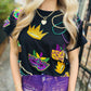 QOS Mardi Gras Icon Tee- Black