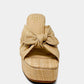 Lisa Wedge Sandal- Raffia