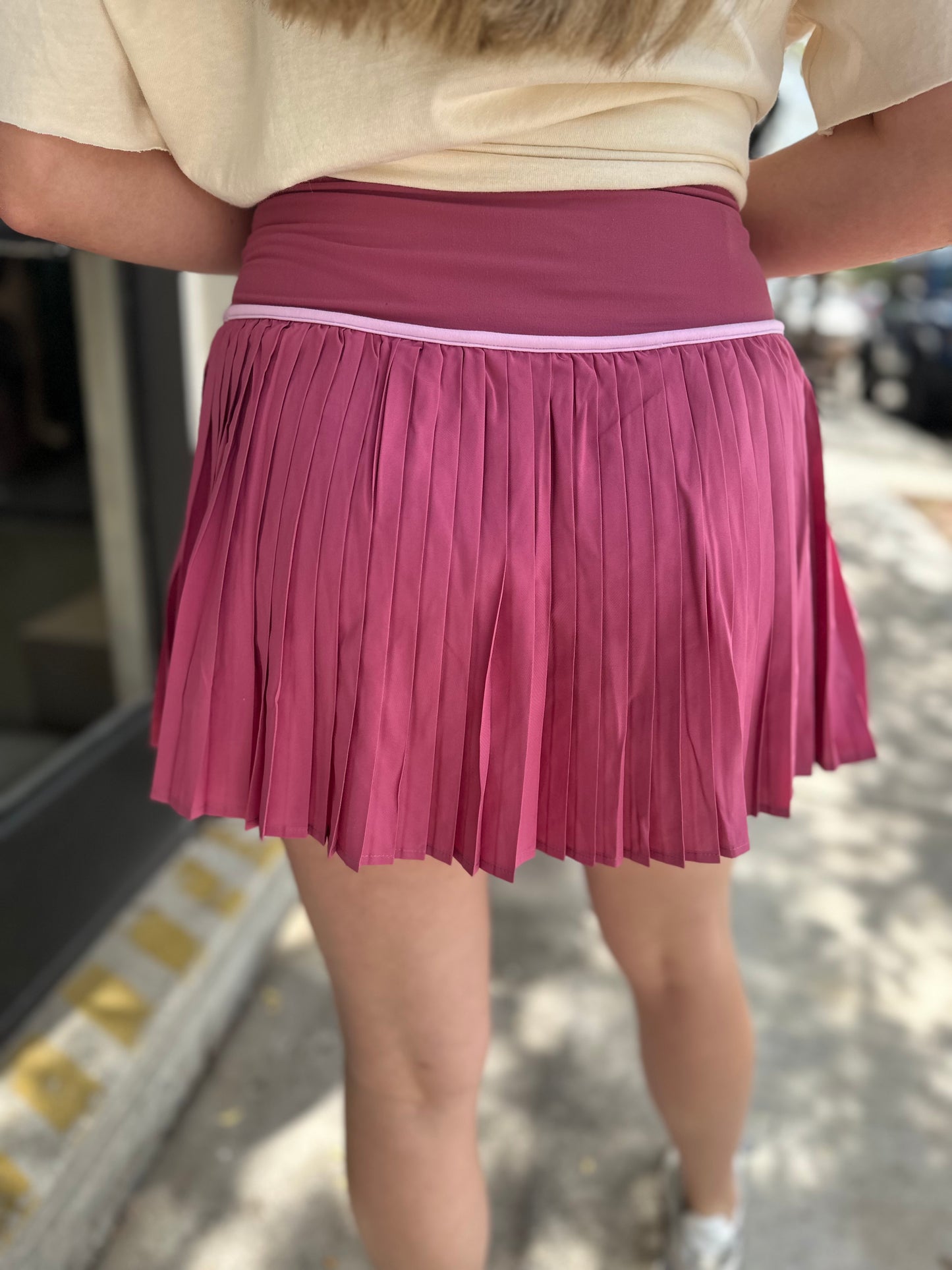 Simonton Tennis Skirt- Mauve