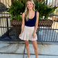 Kaia Tank Top- Navy