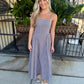 Kalley Maxi Dress- Brown