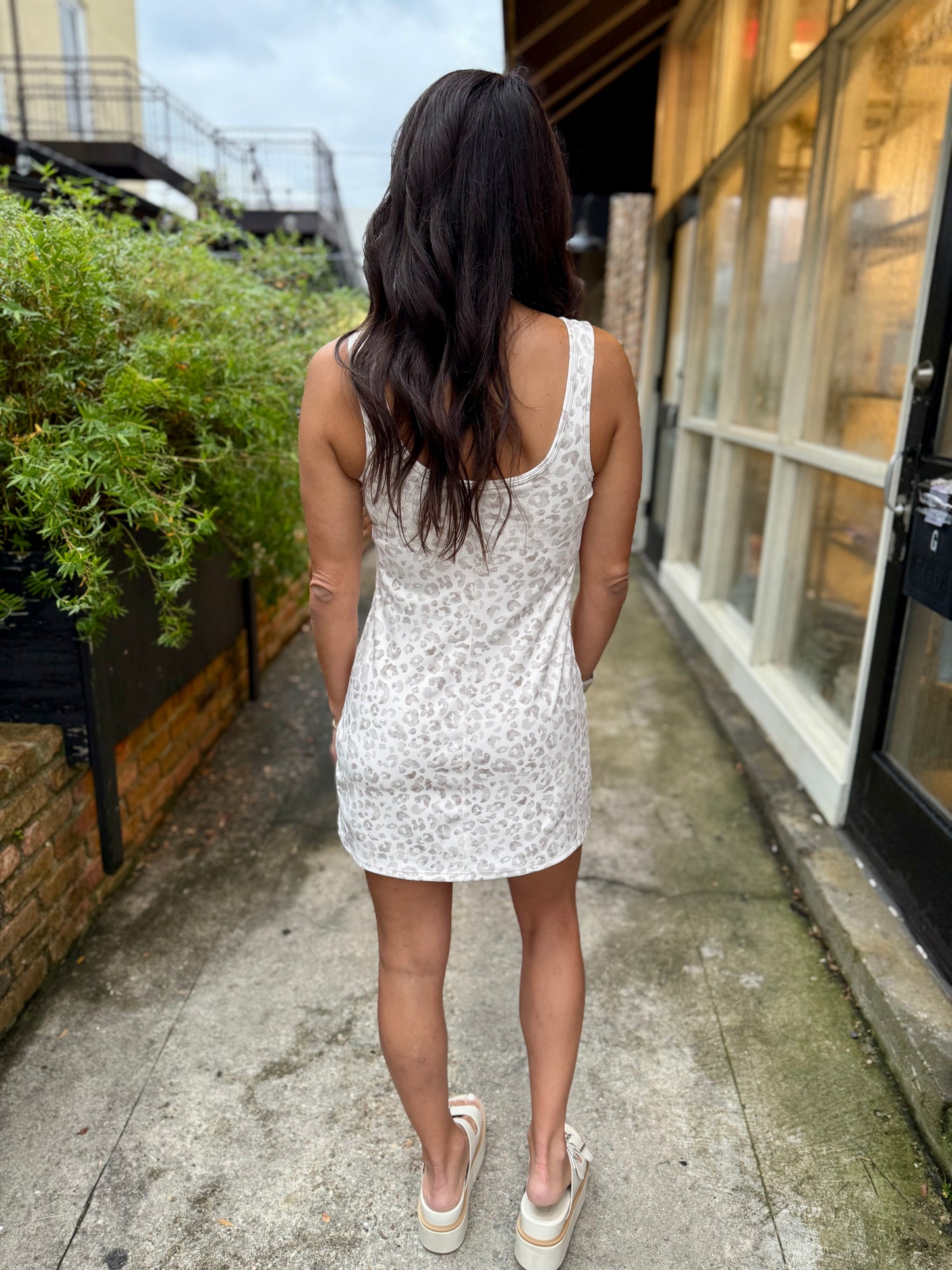 Z Supply Byron Dress- Crystal Leopard