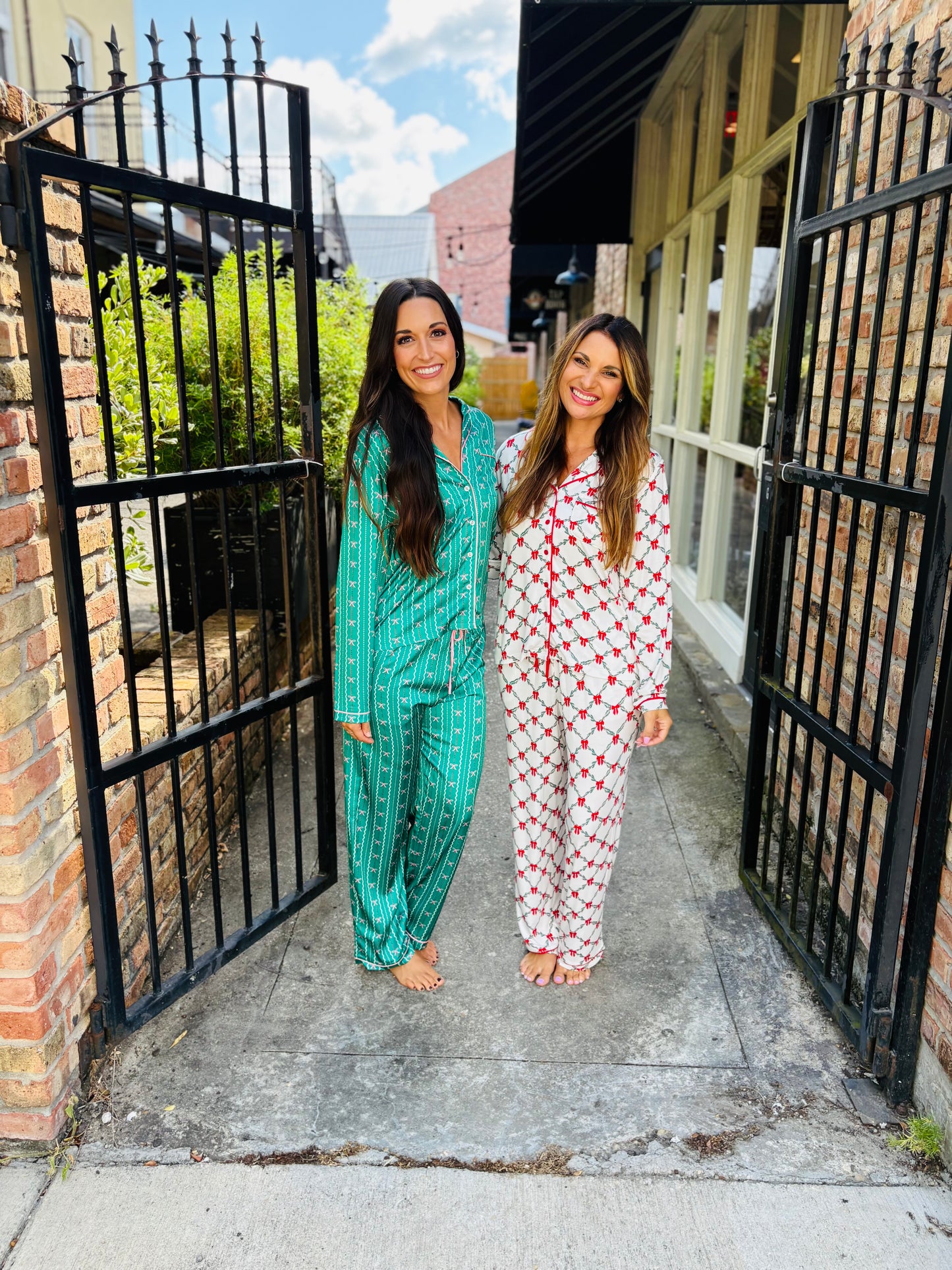 Charlotte Lattice Garland Pajamas