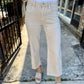 Olivia (White Swan) HR Wide Leg Jeans