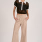 Cool Girl Track Pants- Beige